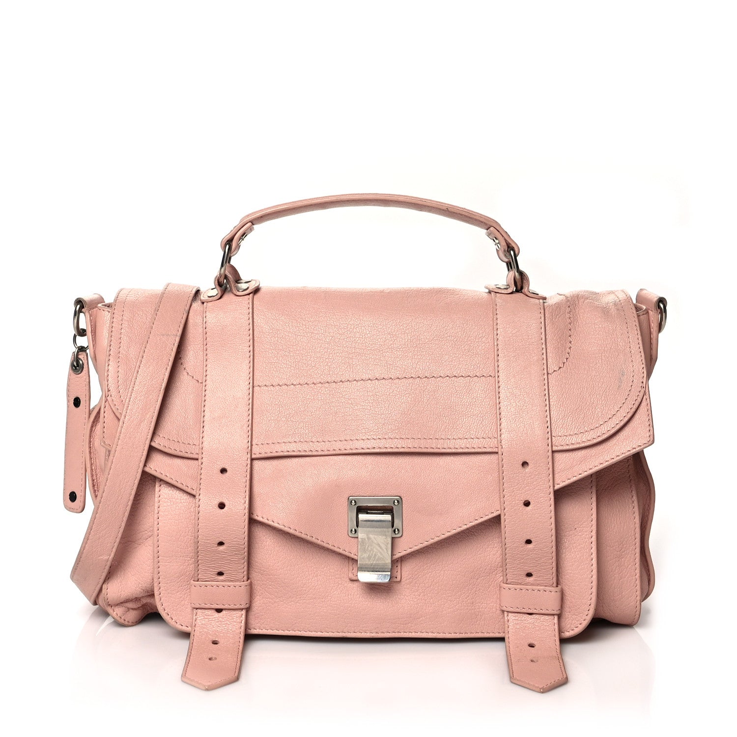 Proenza Schouler Lambskin Medium PS1 Satchel Blush 1 of 17