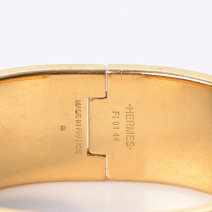 Hermes Enamel Wide Clic Clac H Bracelet PM Black 4 of 5