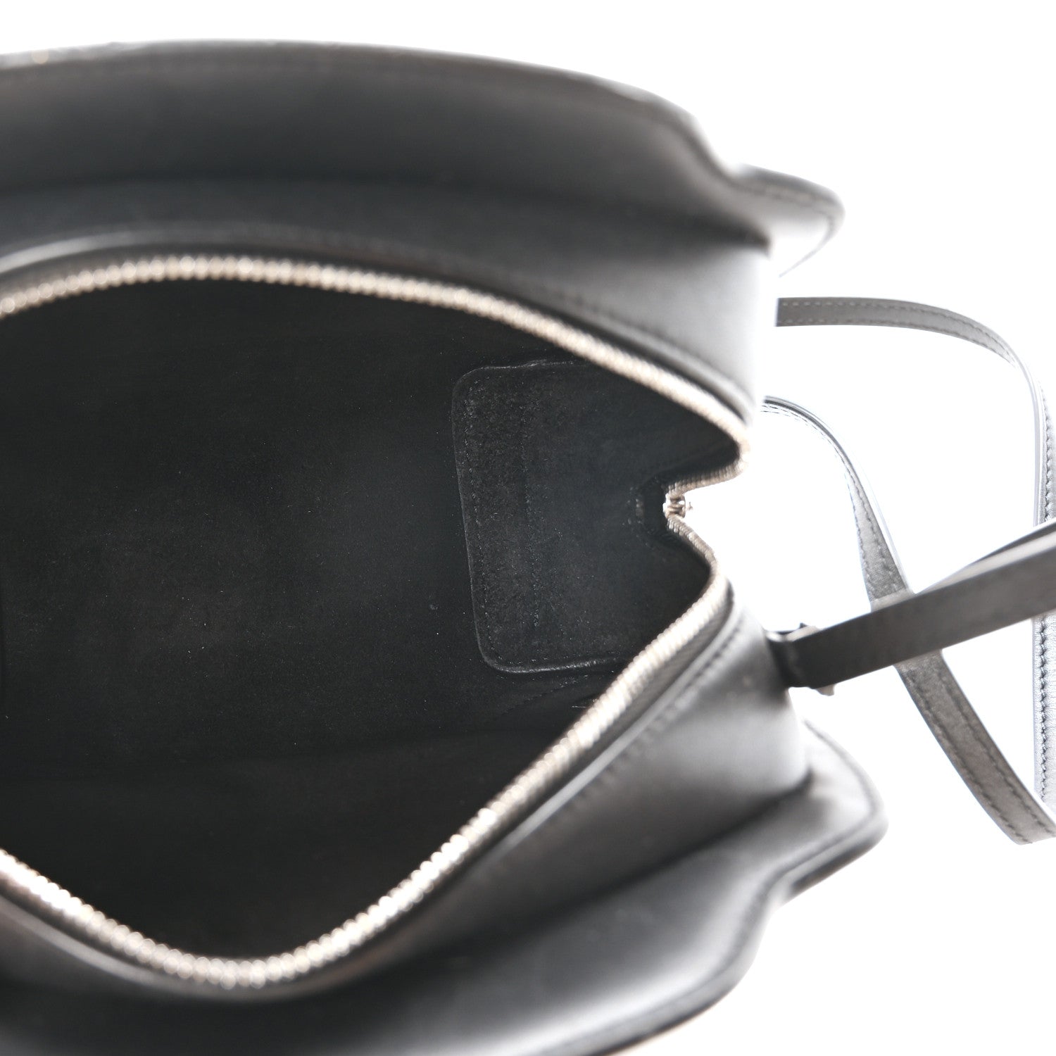 Loro Piana Smooth Calfskin Sesia Crossbody Black 5 of 9