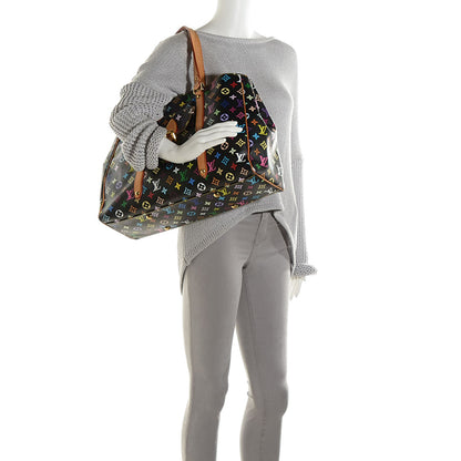 Louis Vuitton Monogram Multicolor Aurelia GM Black 2 of 7