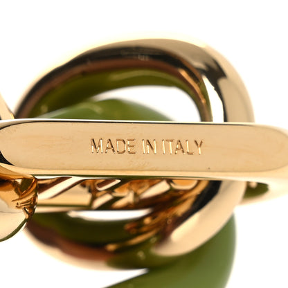 Fendi Metal Plexiglass Mini Strap You Gold Green 3 of 5