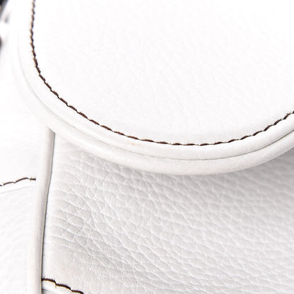 Christian Dior Calfskin Saddle Bag White 11 of 19