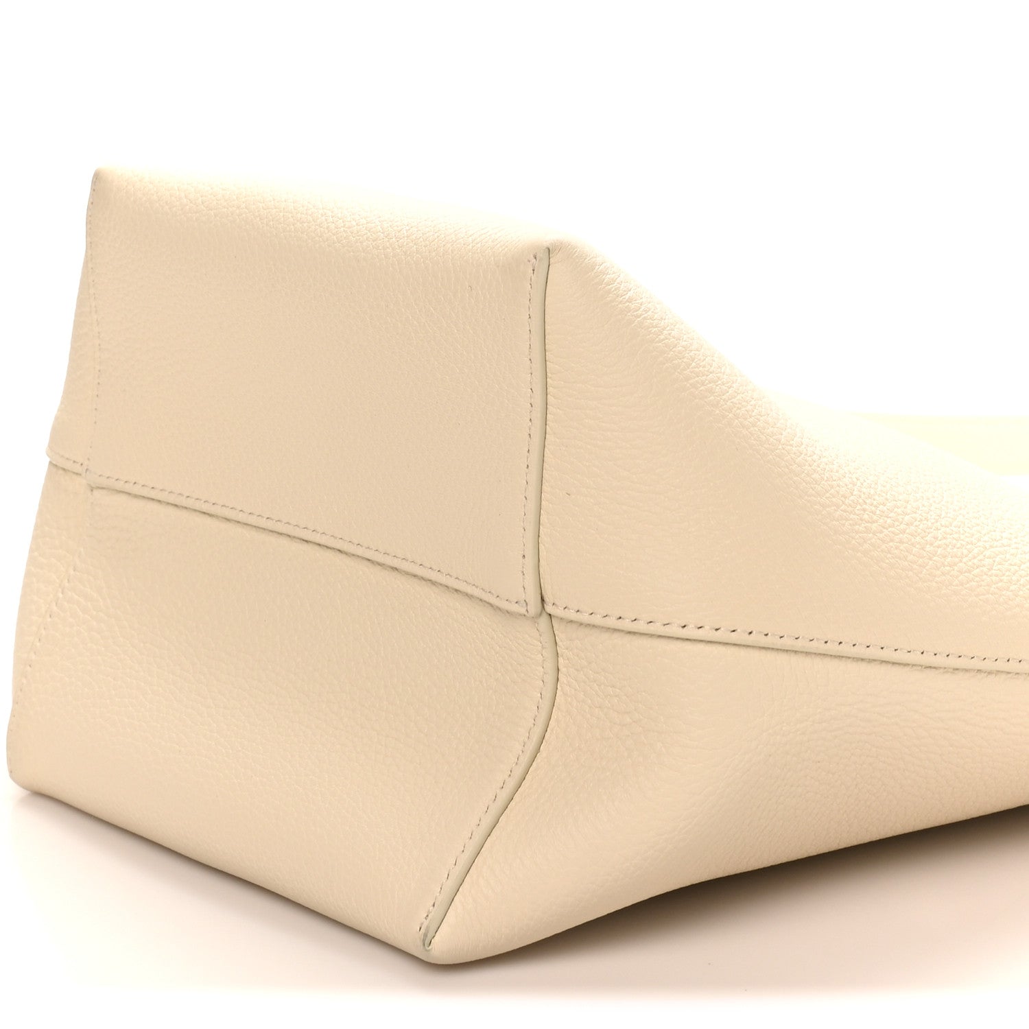 The Row Grained Calfskin Medium N/S Park Tote Ivory 9 of 9