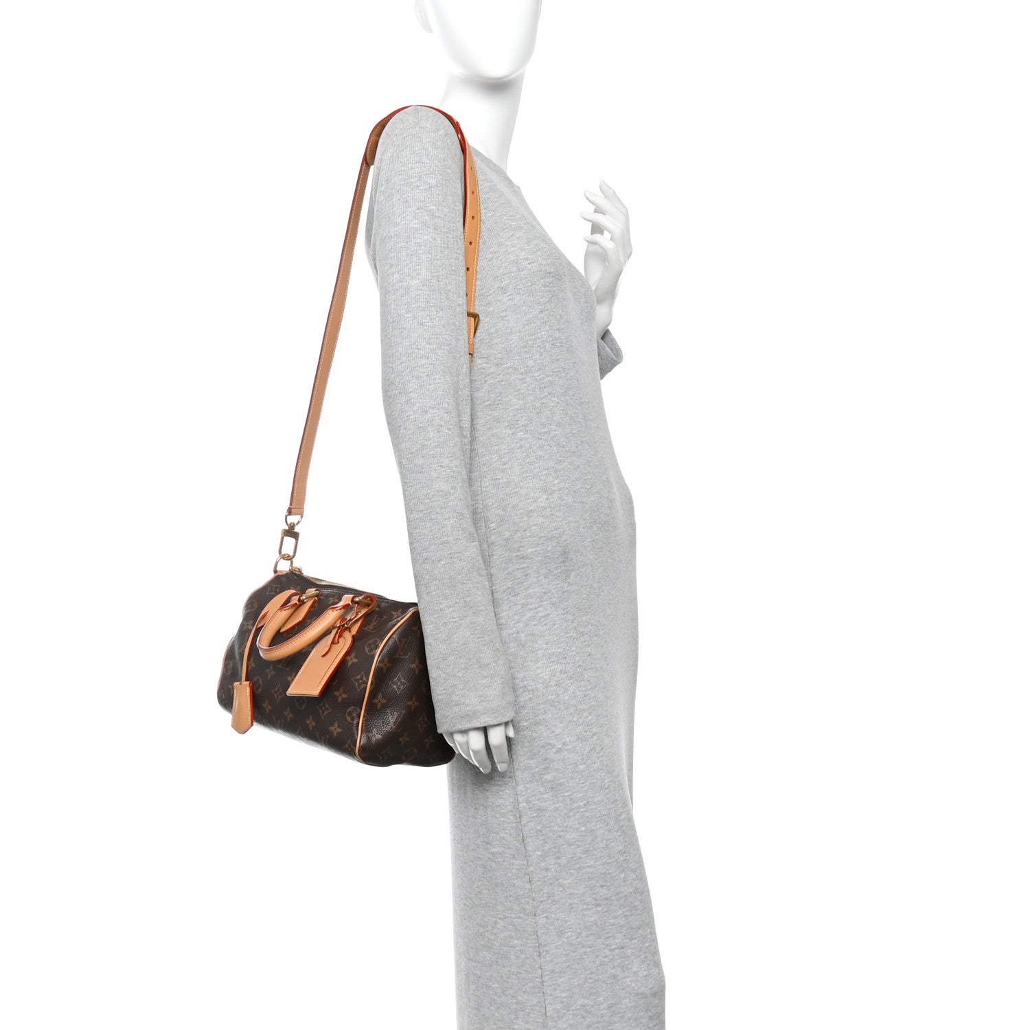 Louis Vuitton Calfskin Monogram Speedy P9 Bandouliere 25 2 of 11
