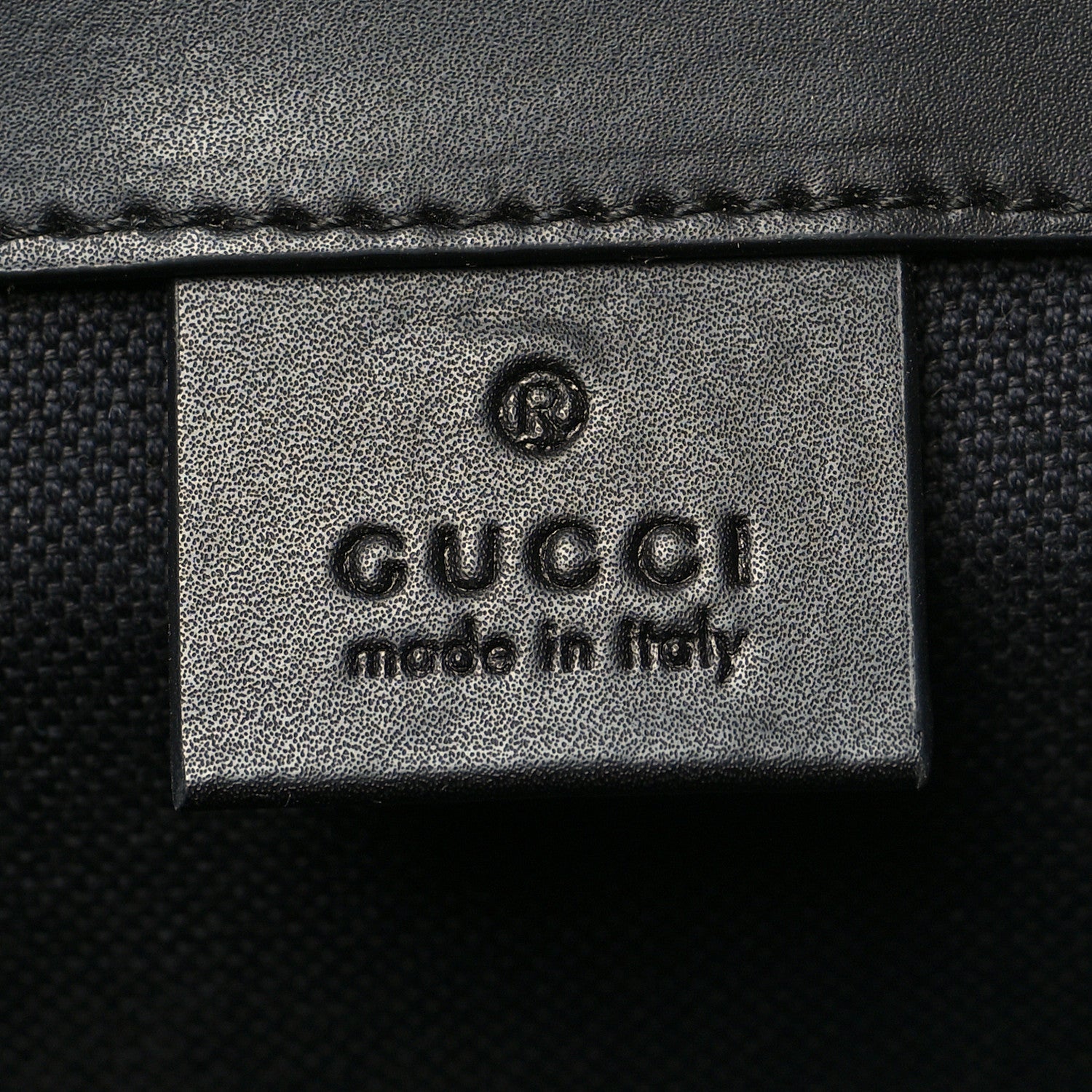 Gucci Soft GG Supreme Monogram Calfskin Web Double Buckle Backpack Black 6 of 10