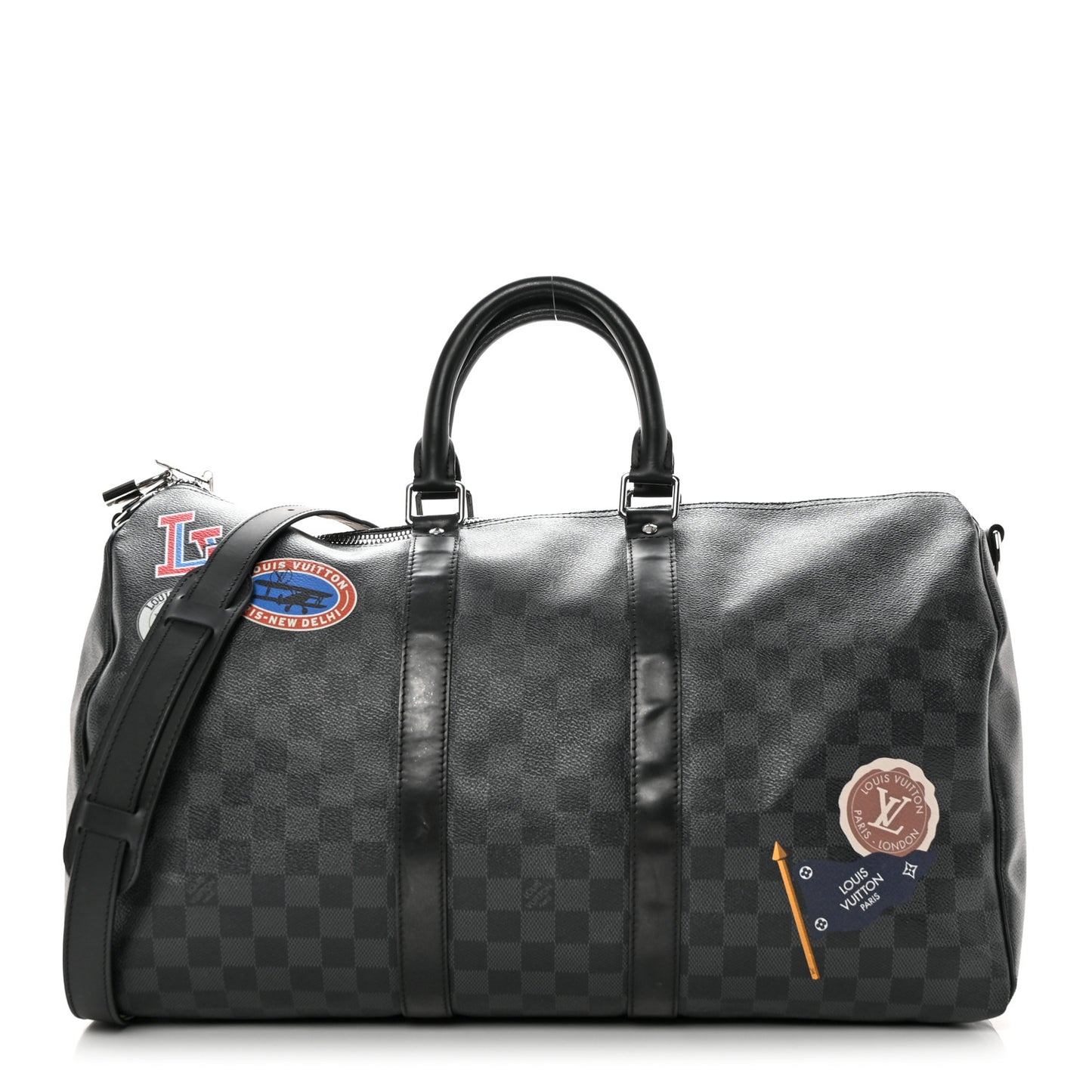 Damier Graphite LV League Keepall Bandouliere 45