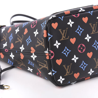 Louis Vuitton Game On Neverfull MM Black 6 of 10