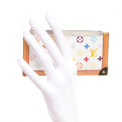 Louis Vuitton Monogram Multicolor Key Pouch White 2 of 8