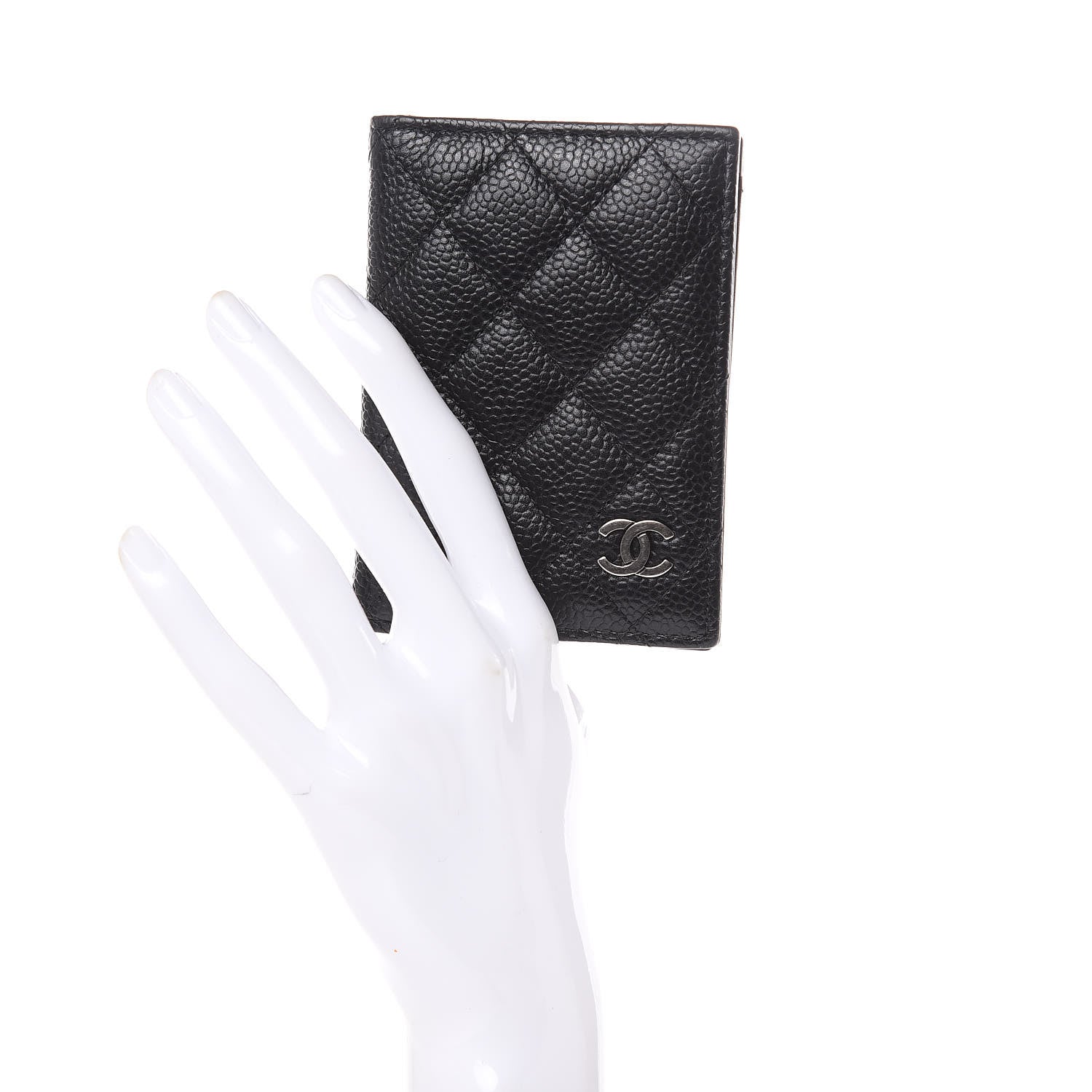 Chanel Caviar Quilted Card Holder Wallet Black 2 of 10