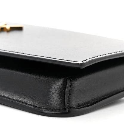 Saint Laurent Smooth Calfskin Monogram Phone Holder Crossbody Black 10 of 12