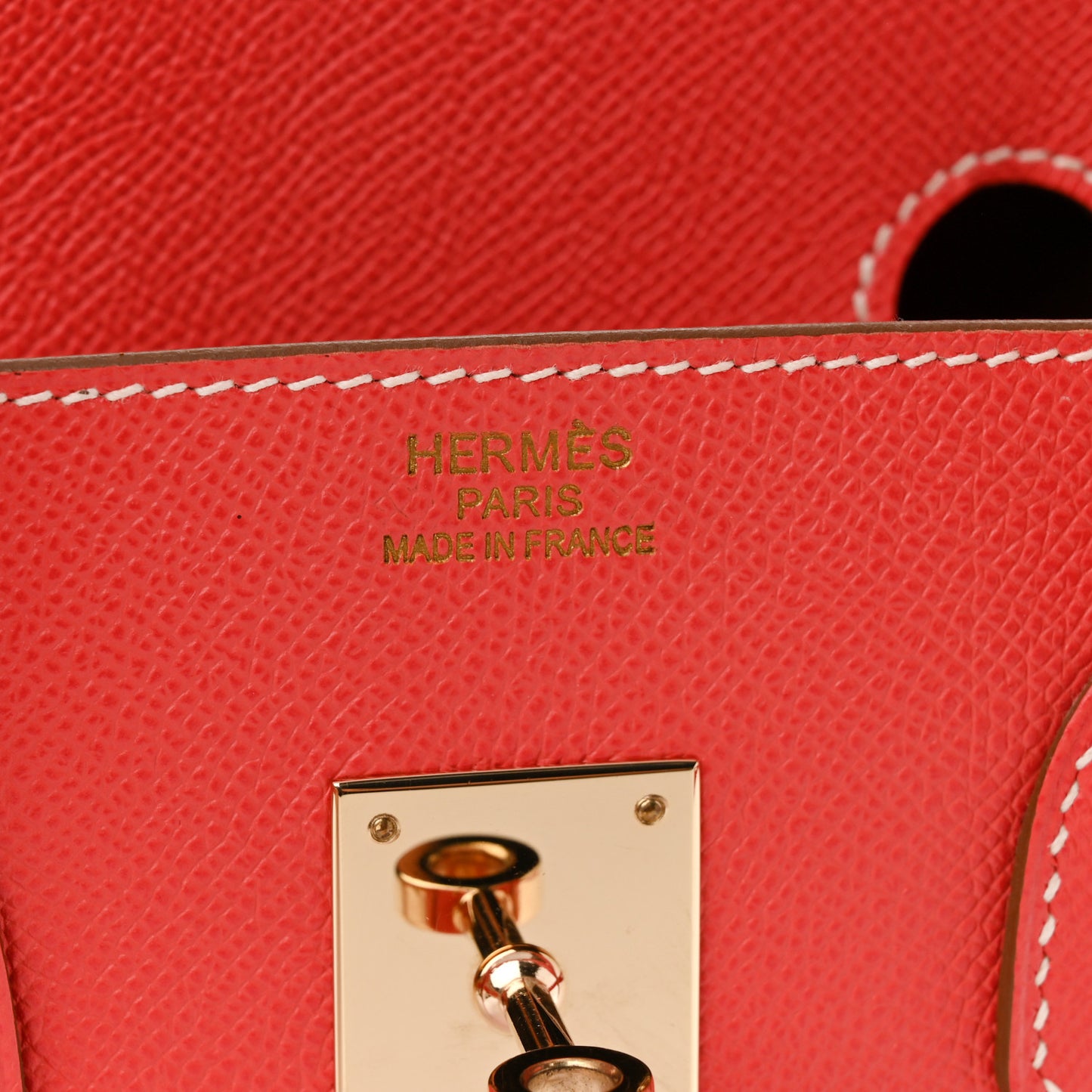 Epsom Candy Birkin 35 Rose Jaipur Gold