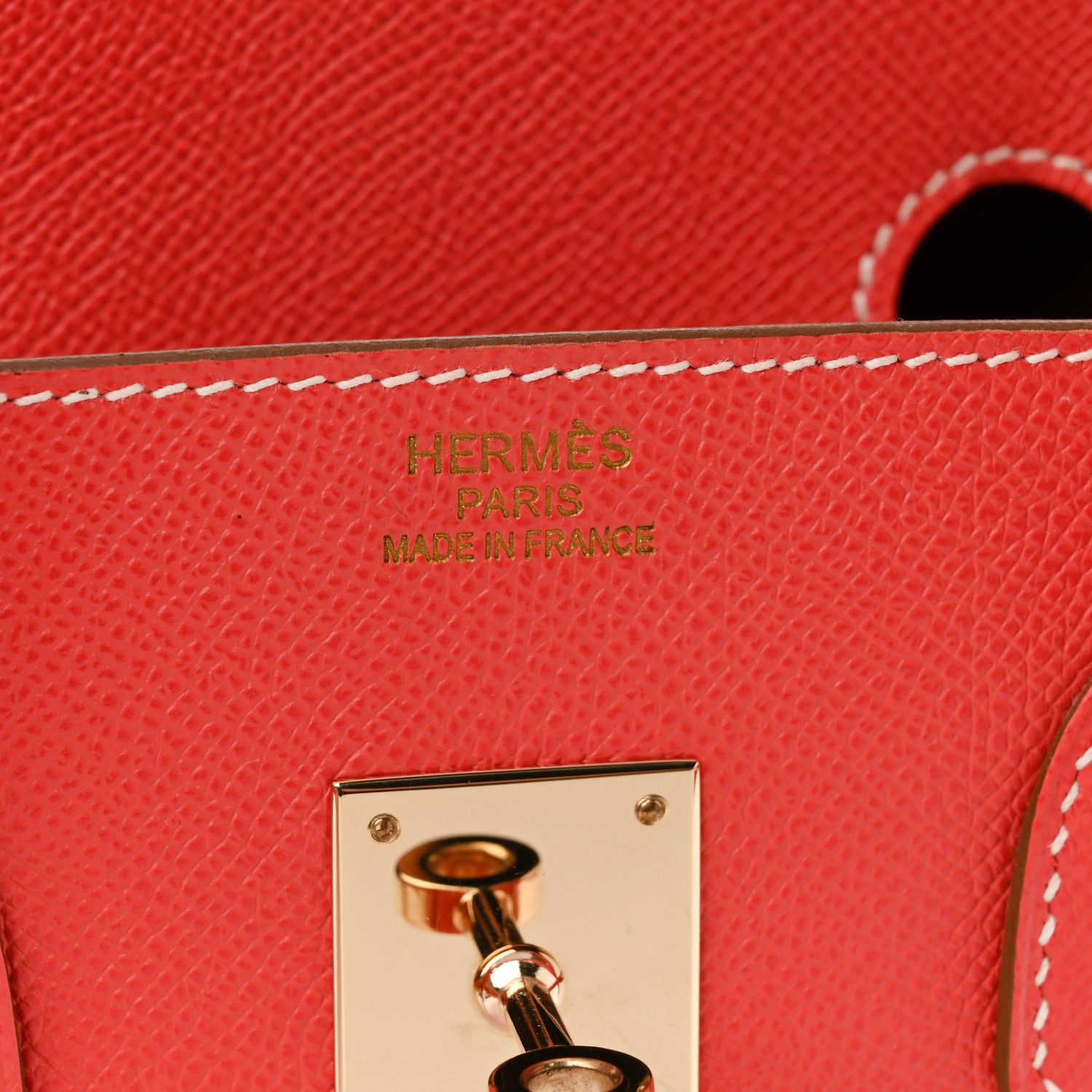 Hermes Epsom Candy Birkin 35 Rose Jaipur Gold 6 of 15