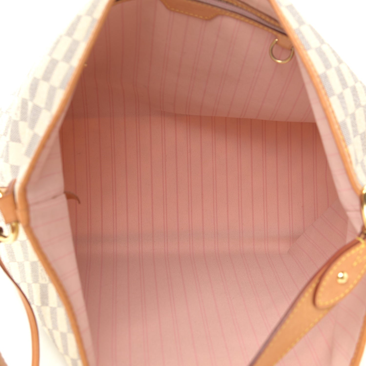 Louis Vuitton Damier Azur Delightful MM Rose Ballerine 5 of 14