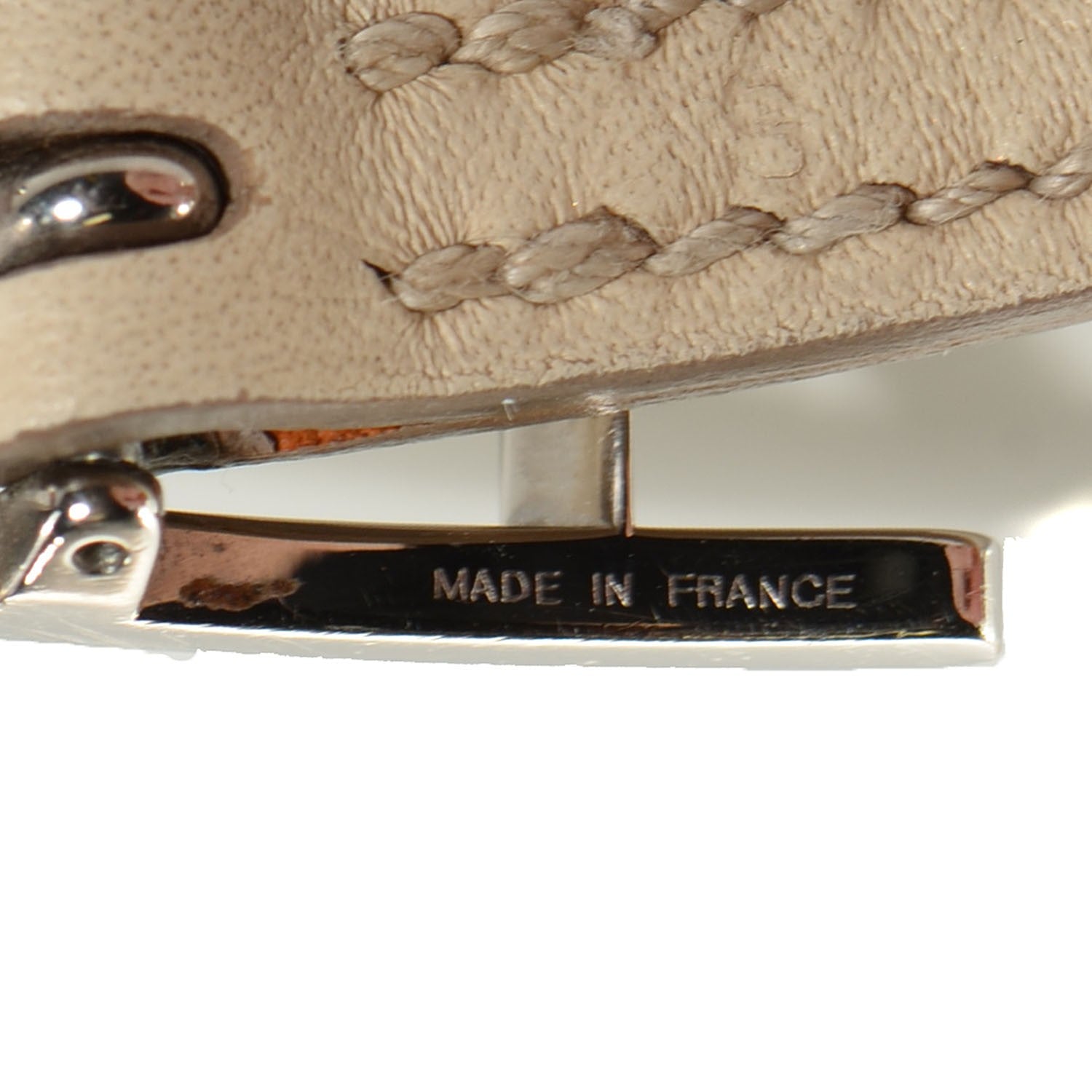 Hermes Swift Hapi 3MM Triple Tour Wrap Bracelet Small Craie 9 of 9