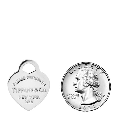 Tiffany Sterling Silver Return to Tiffany Heart Charm 2 of 3