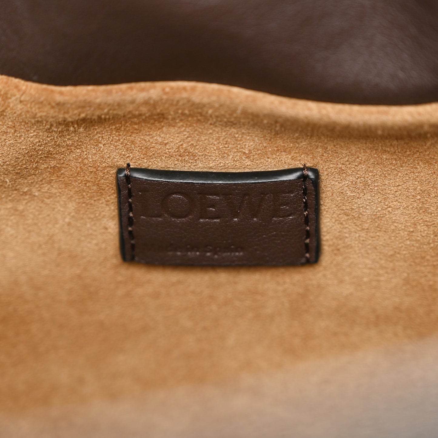 Nappa Medium Flamenco Knot Bag Chocolate