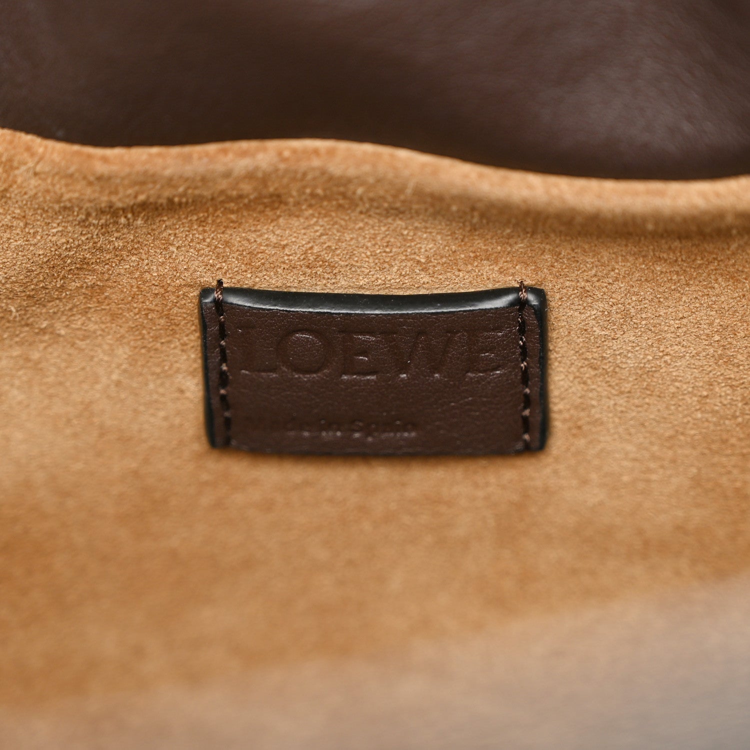 Loewe Nappa Medium Flamenco Knot Bag Chocolate 6 of 10