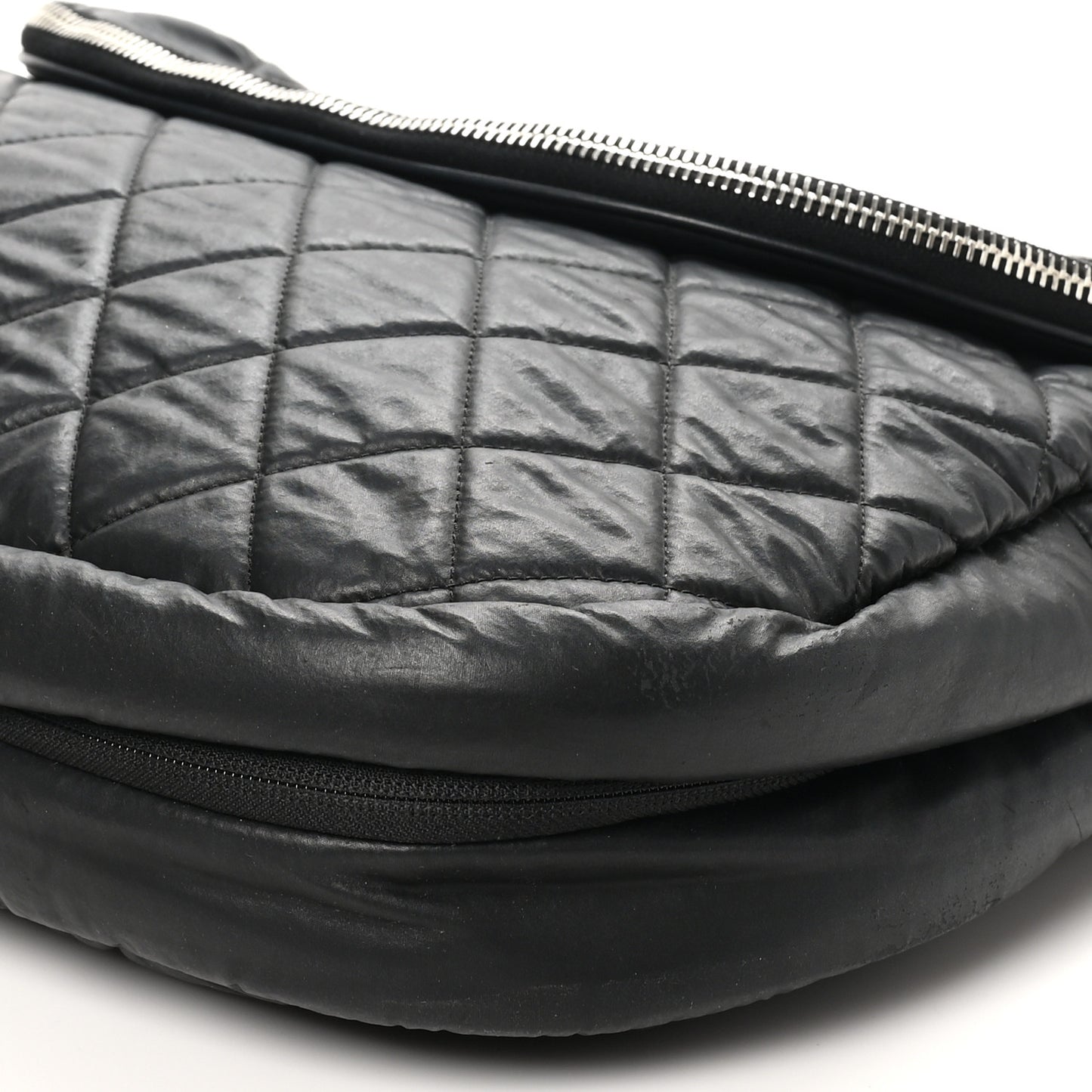 Nylon Quilted XL Coco Cocoon Messenger Black