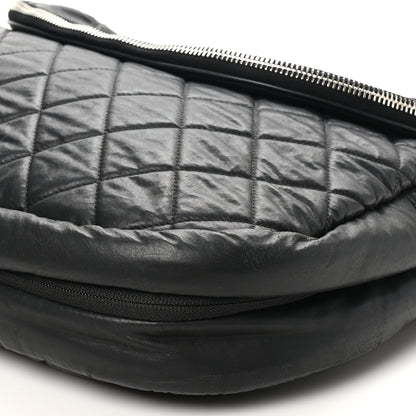 Chanel Nylon Quilted XL Coco Cocoon Messenger Black 10 of 11