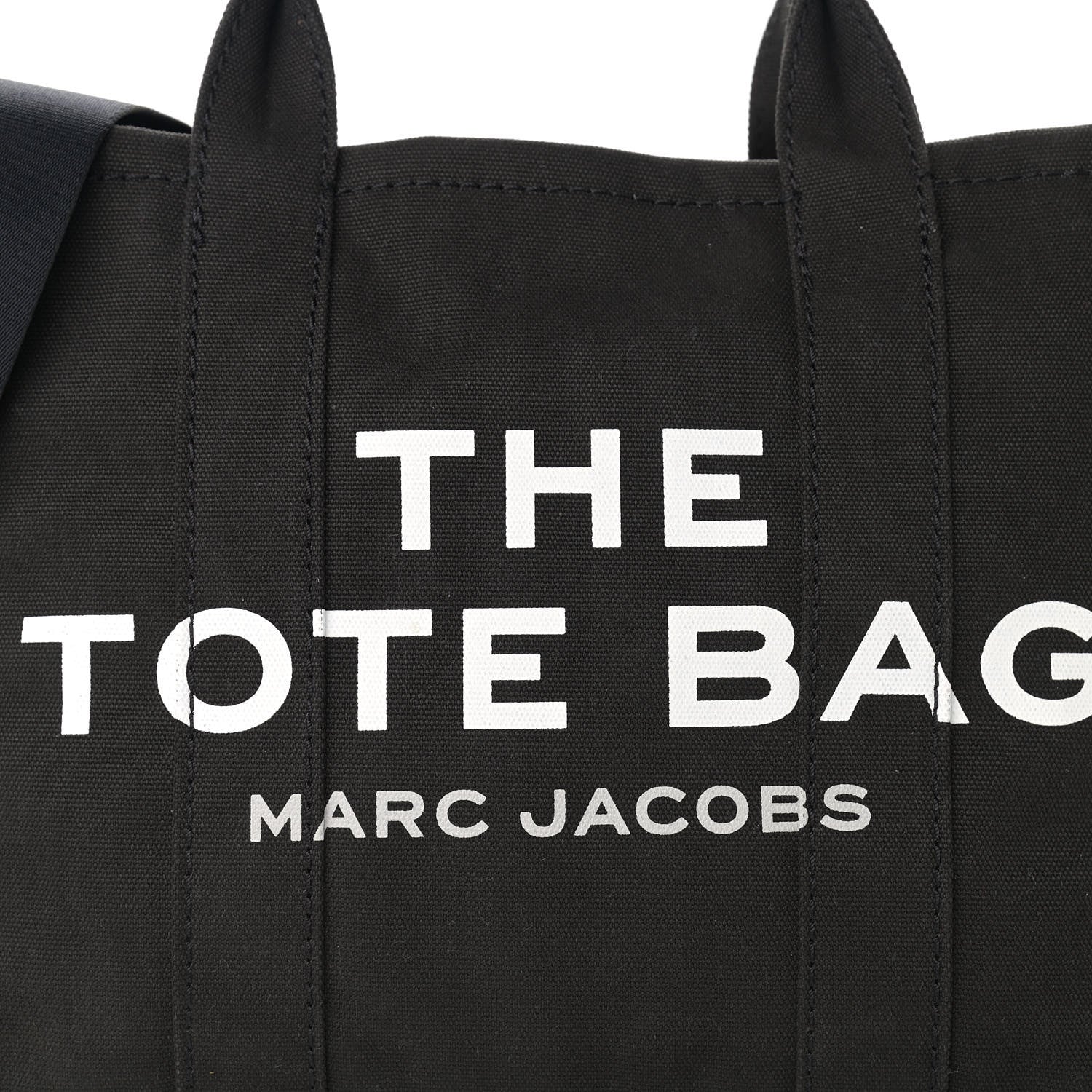 Marc Jacobs Cotton Canvas Tote Bag Black 8 of 10
