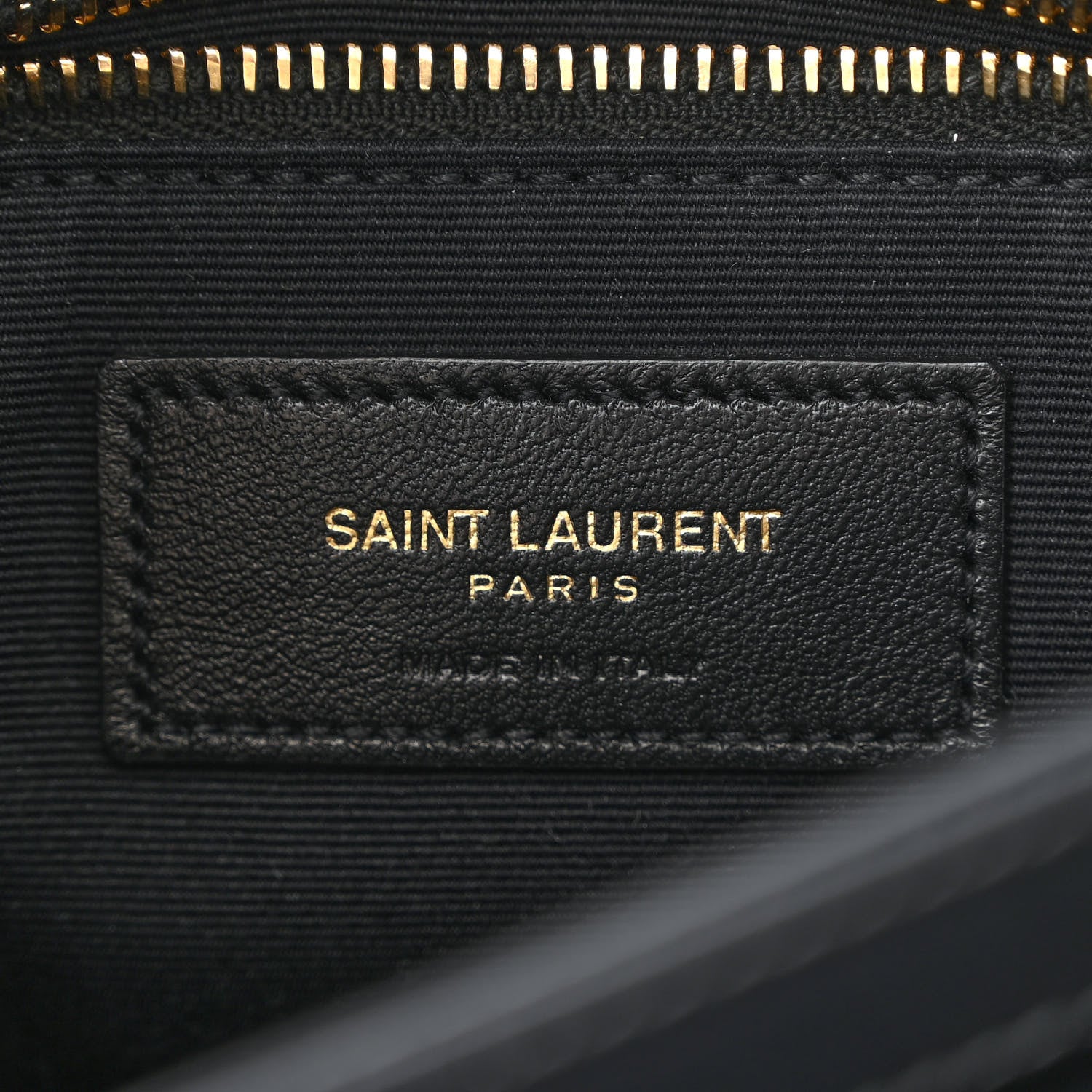 Saint Laurent Calfskin Y Quilted Monogram Toy Loulou Crossbody Bag Dark Smog 6 of 13