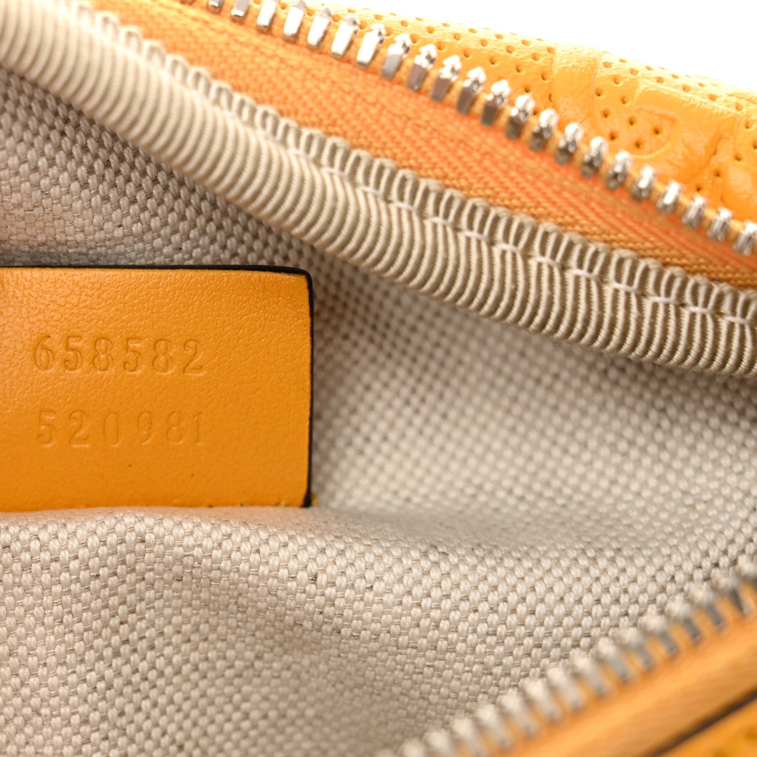 Gucci Calfskin GG Tennis Embossed Belt Bag Crop 7 of 10