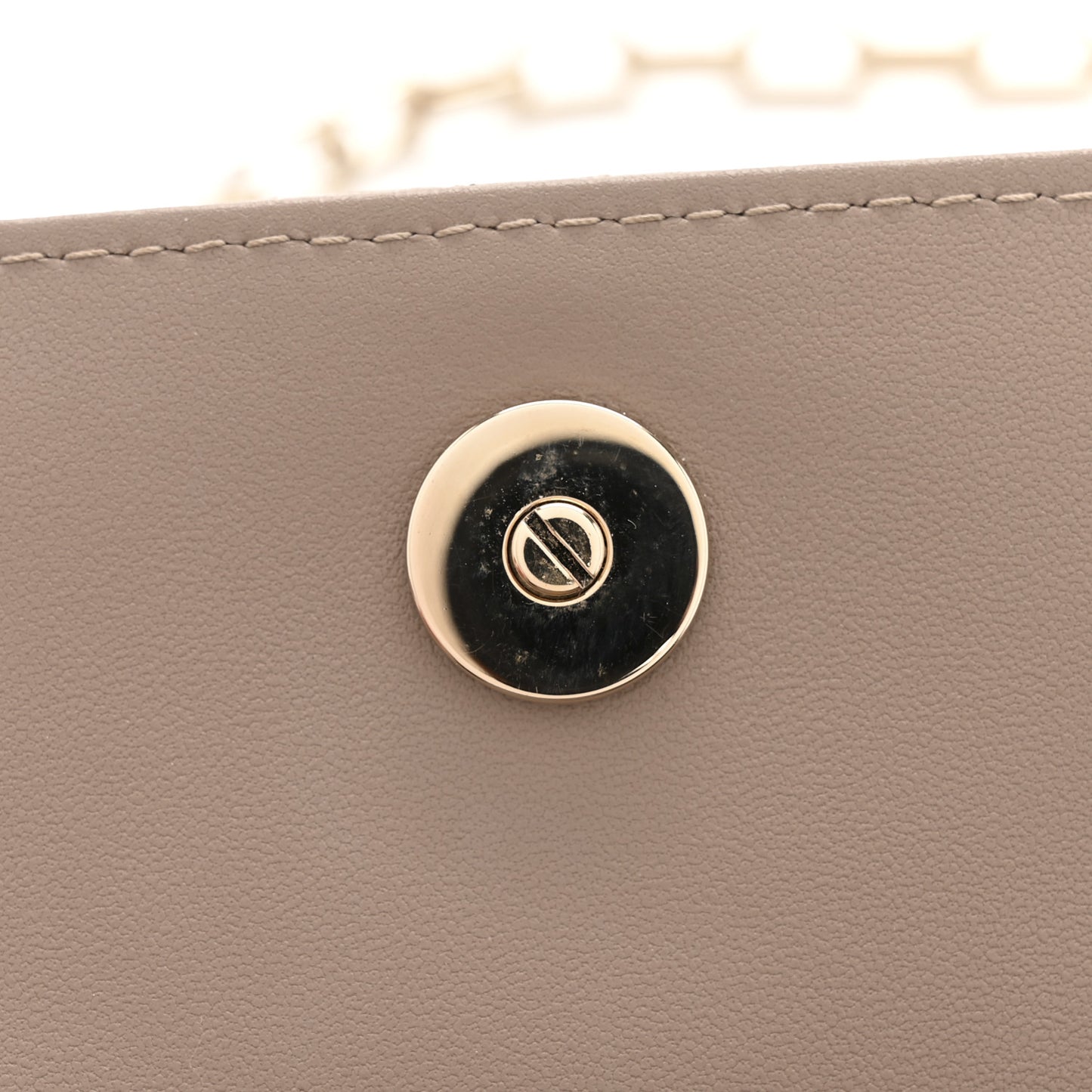 Lambskin Cannage Mini My Dior Bag Powder Beige