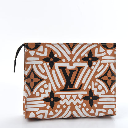 Louis Vuitton Monogram Giant Crafty Pochette Toiletry 26 Creme Caramel 2 of 8