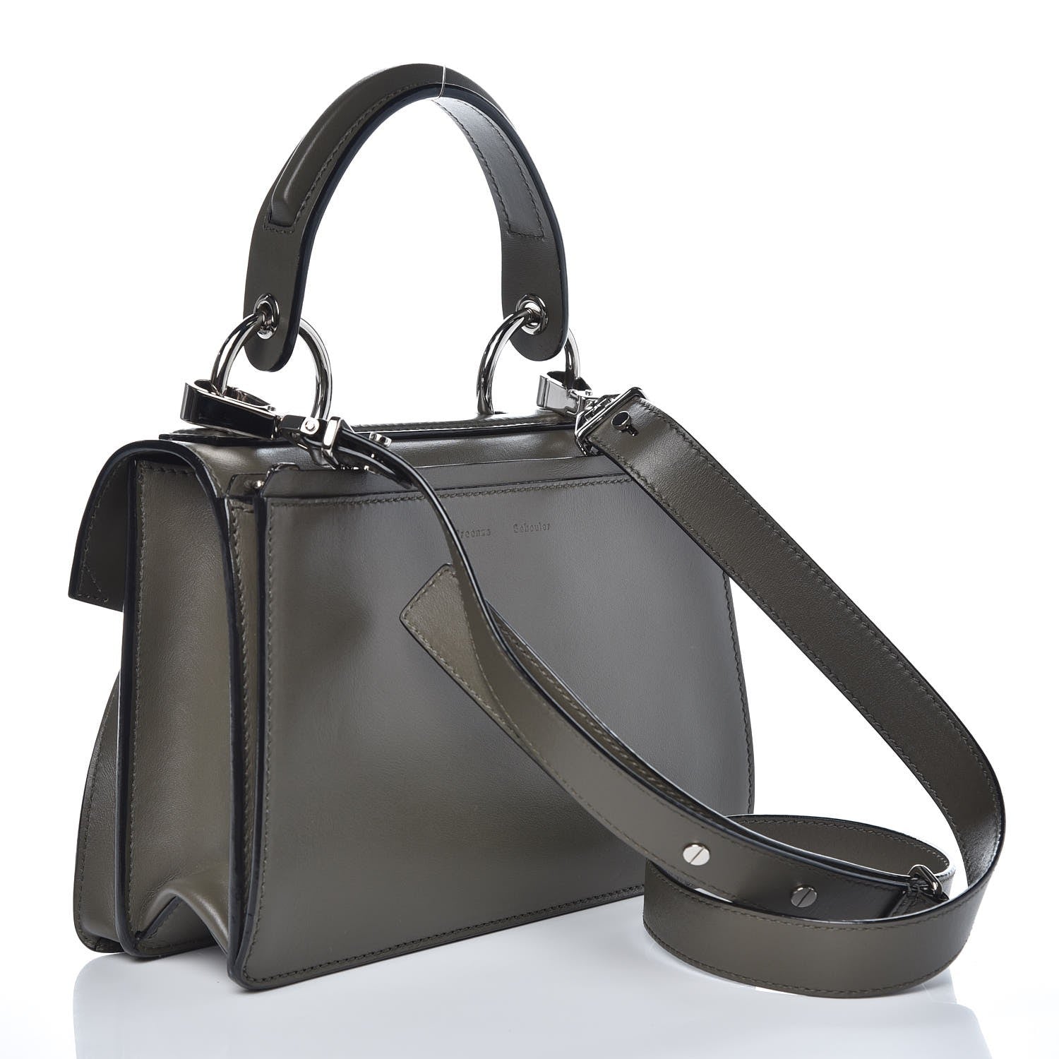 Proenza Schouler Calfskin Small Hava Top Handle Bag Cypress 3 of 6