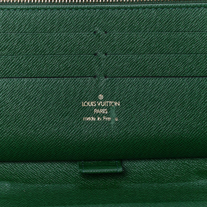 Louis Vuitton Monogram Groom Zippy Organizer Wallet Green 7 of 20