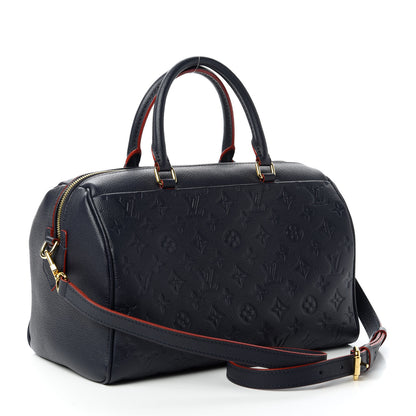 Louis Vuitton Empreinte Speedy Bandouliere 30 NM Marine Rouge 3 of 10