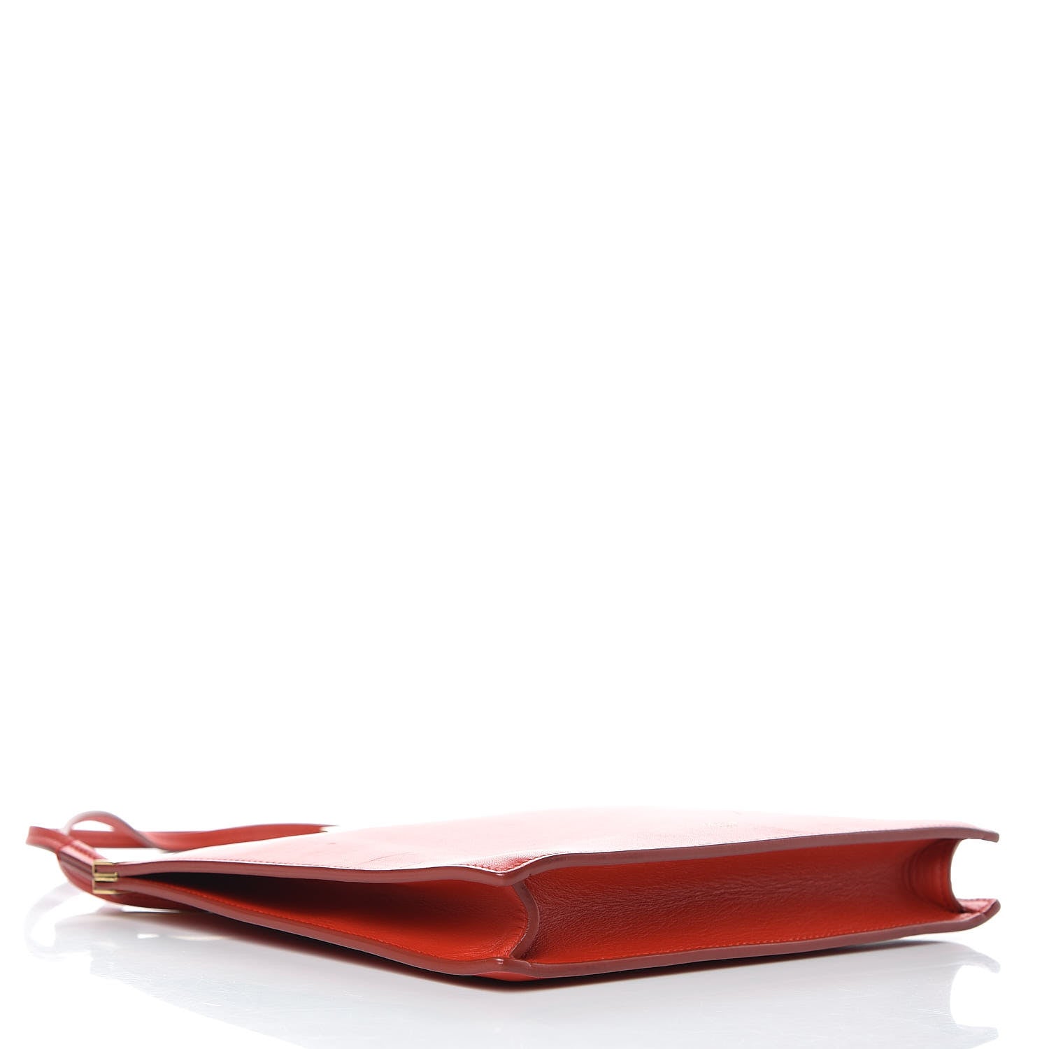 Celine Smooth Calfskin Mini Clasp Bag Red 4 of 12