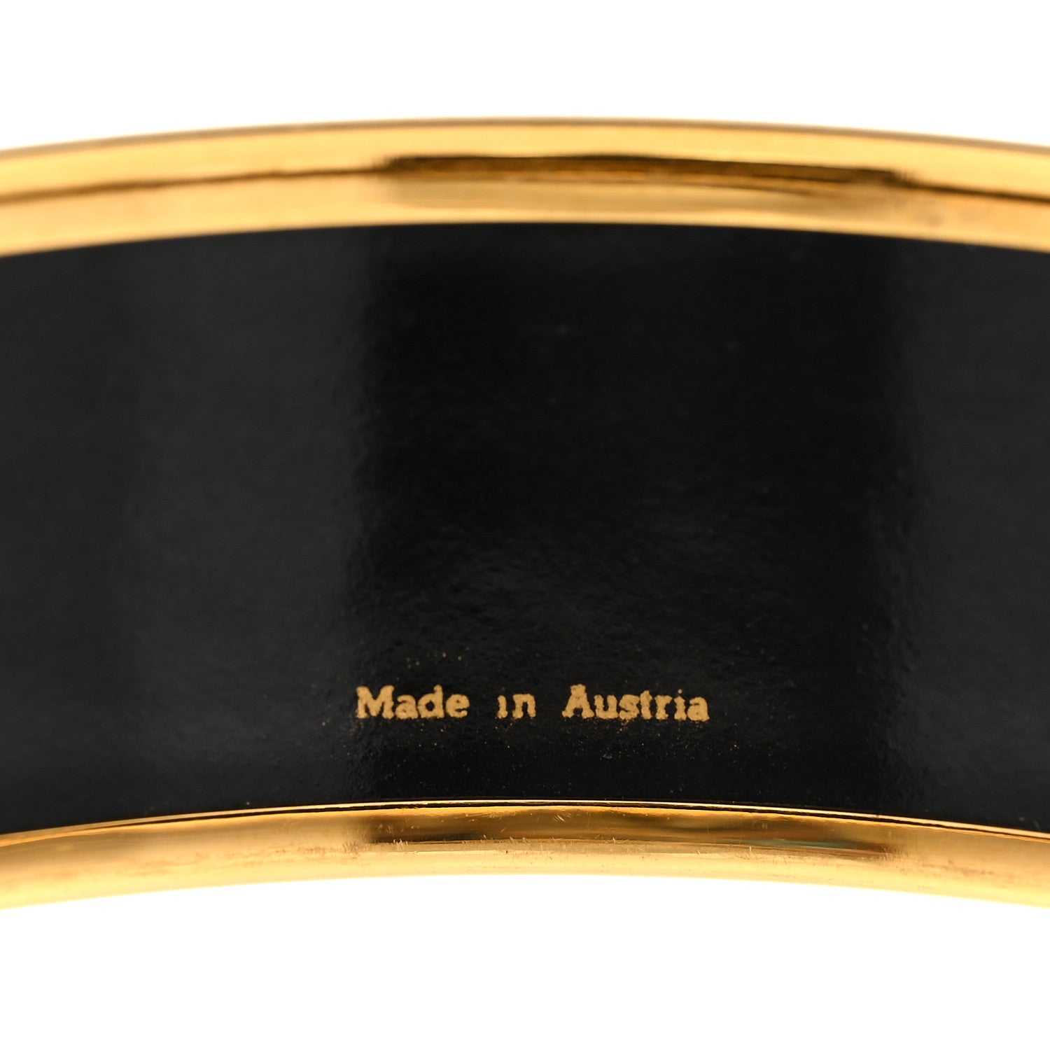 Hermes Enamel Printed Wide Bracelet 70 Red 5 of 5