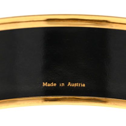 Hermes Enamel Printed Wide Bracelet 70 Red 5 of 5