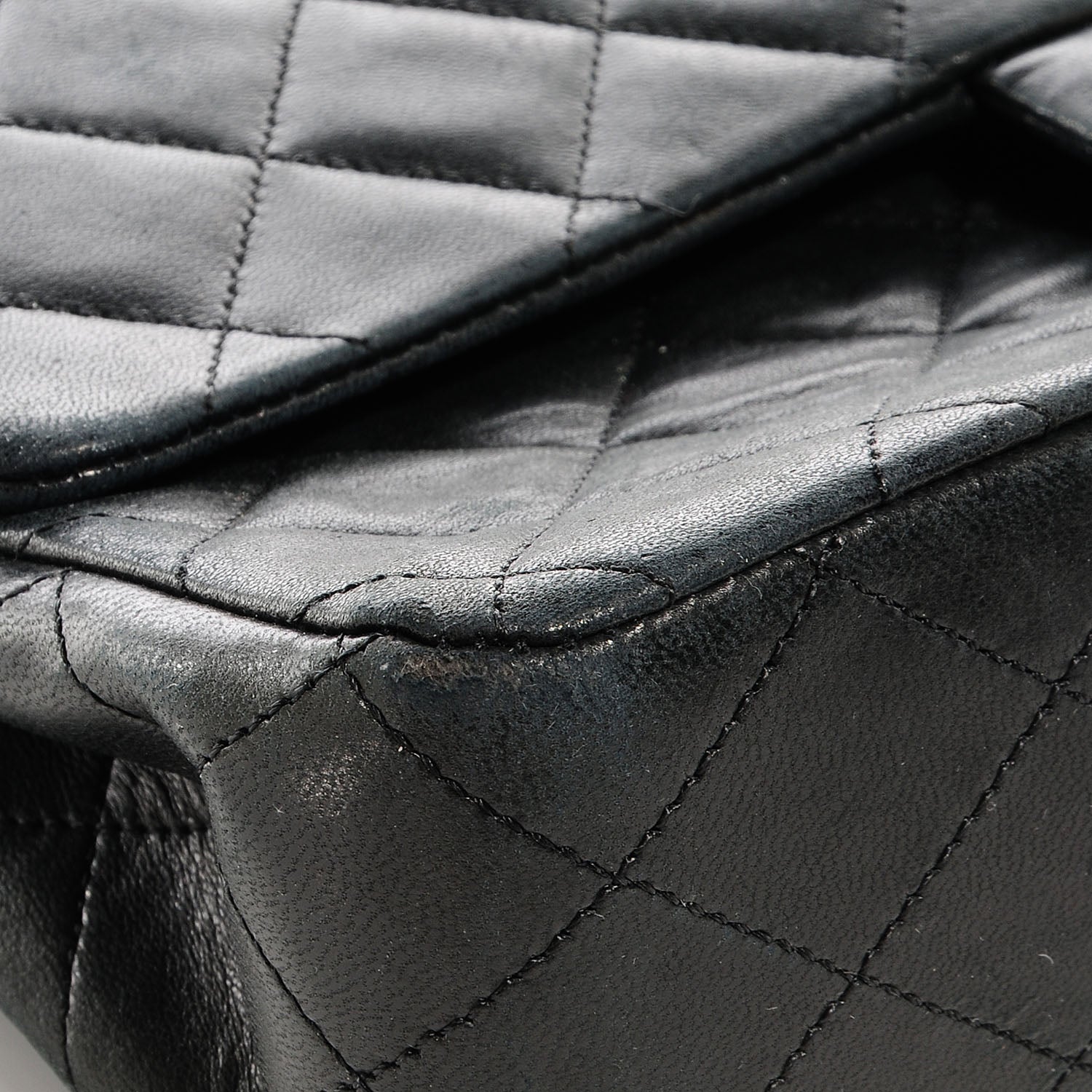 Chanel Lambskin Medium Double Flap Black 7 of 12
