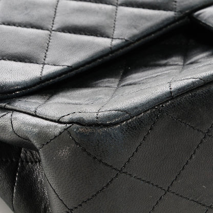 Chanel Lambskin Medium Double Flap Black 7 of 12