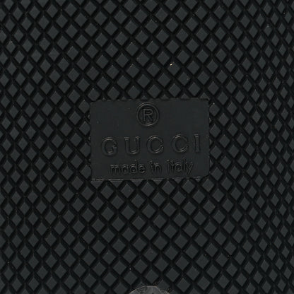 Gucci Calfskin Web Mens Screener Sneakers 11 Black White 8 of 10