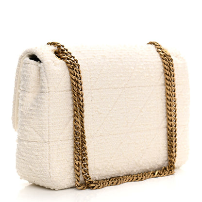 Saint Laurent Boucle Tweed Monogram Medium Jamie White 3 of 10