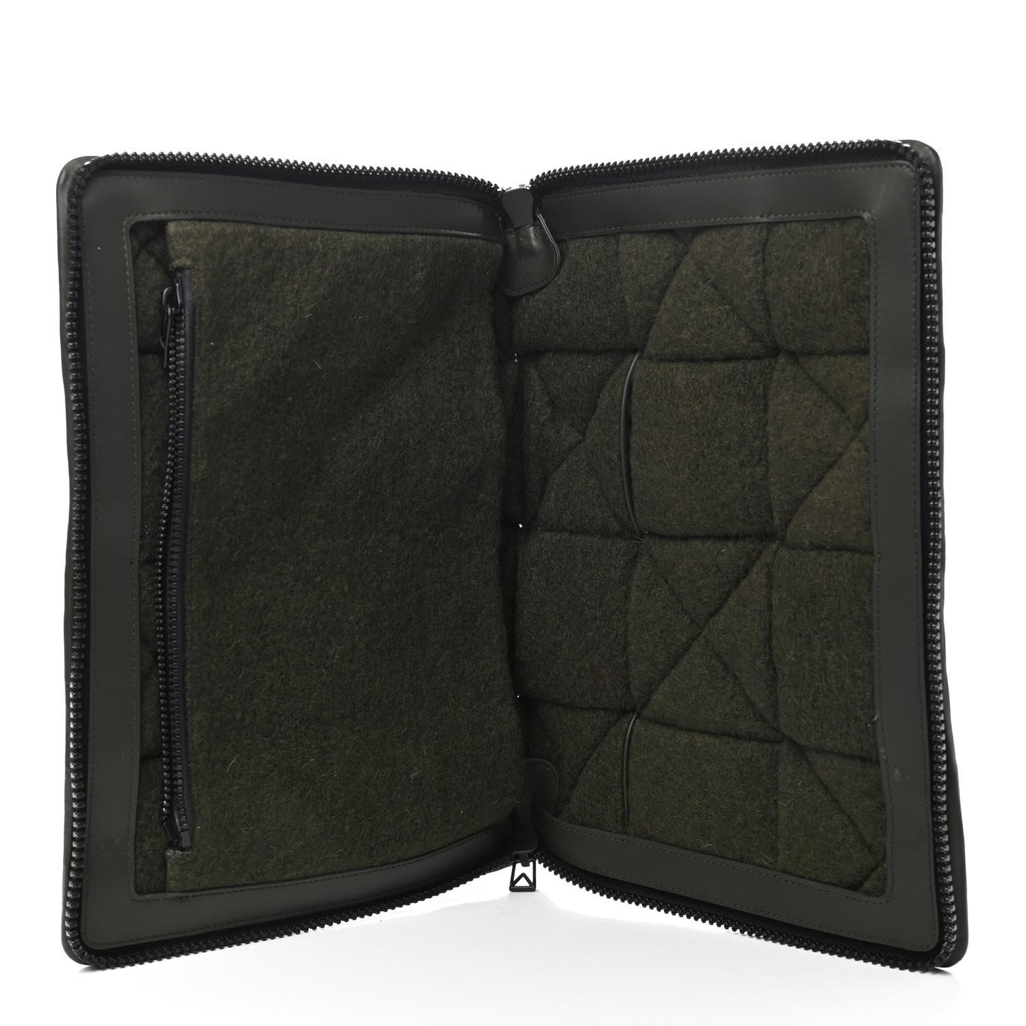 Calfskin Maxi Intrecciato Puffy Laptop Pouch Camping