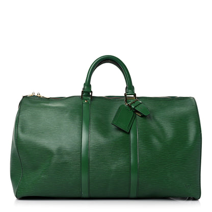 Louis Vuitton Epi Keepall 50 Borneo 1 of 29