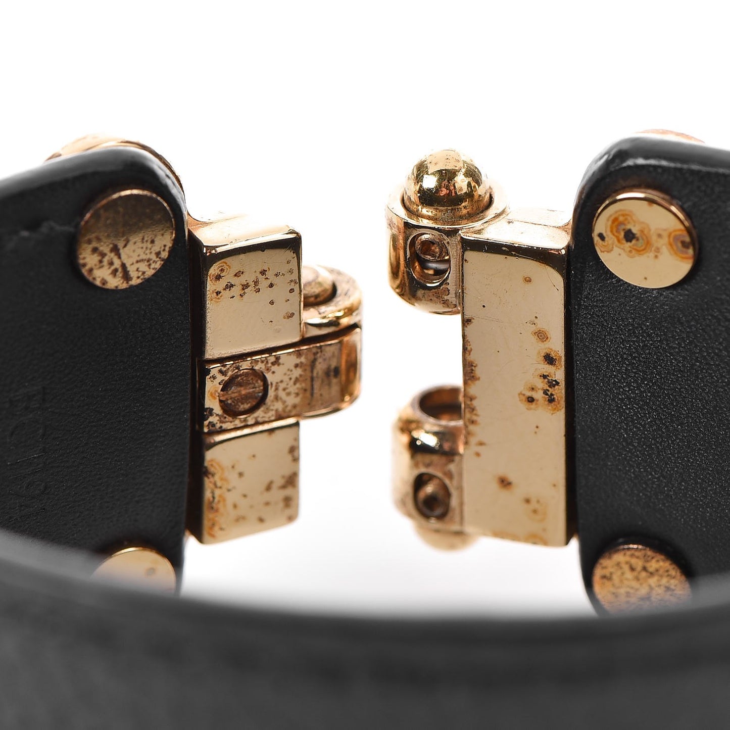 Calfskin Save It Bracelet 17 Black