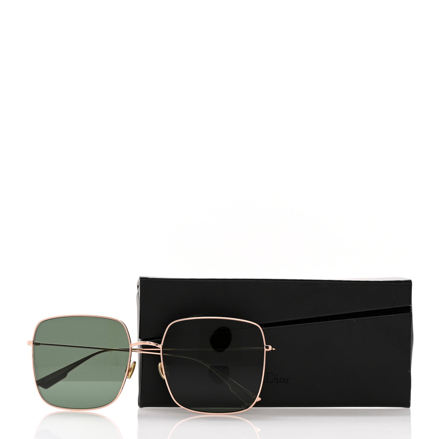 Metal Diorstellaire 1 Sunglasses Rose Gold Green