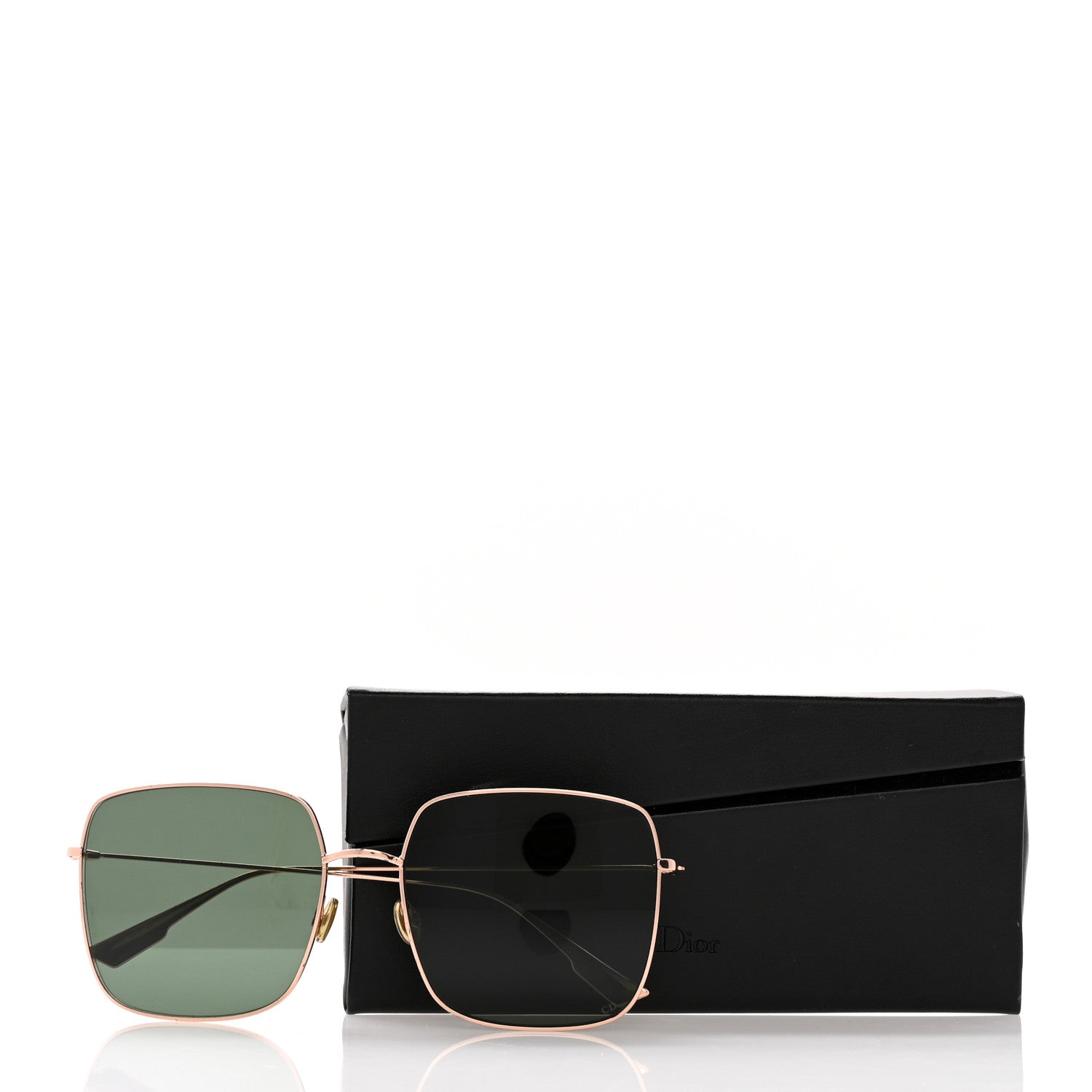 Christian Dior Metal Diorstellaire 1 Sunglasses Rose Gold Green 12 of 12