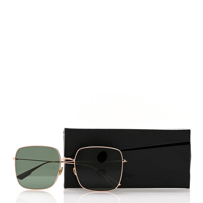 Christian Dior Metal Diorstellaire 1 Sunglasses Rose Gold Green 12 of 12