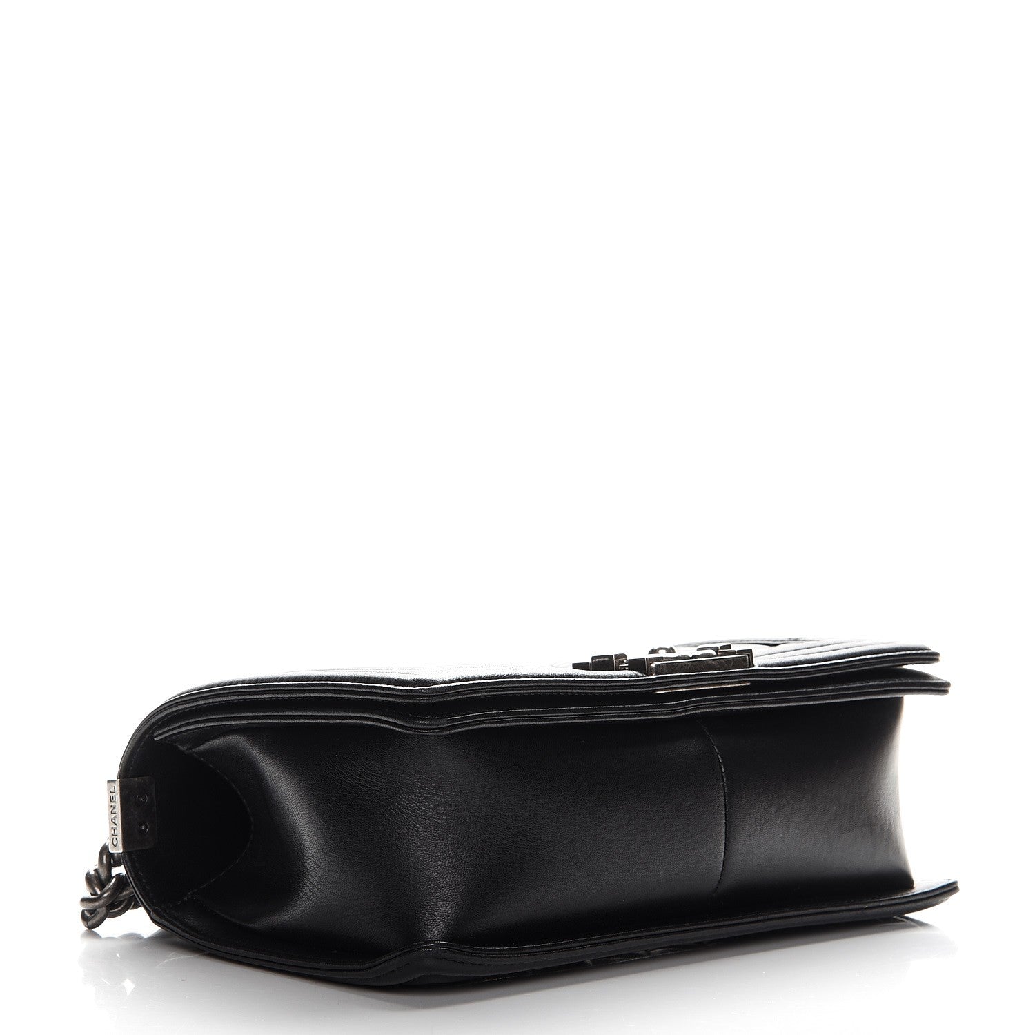Chanel Lambskin Quilted Medium Boy Flap Black 4 of 12