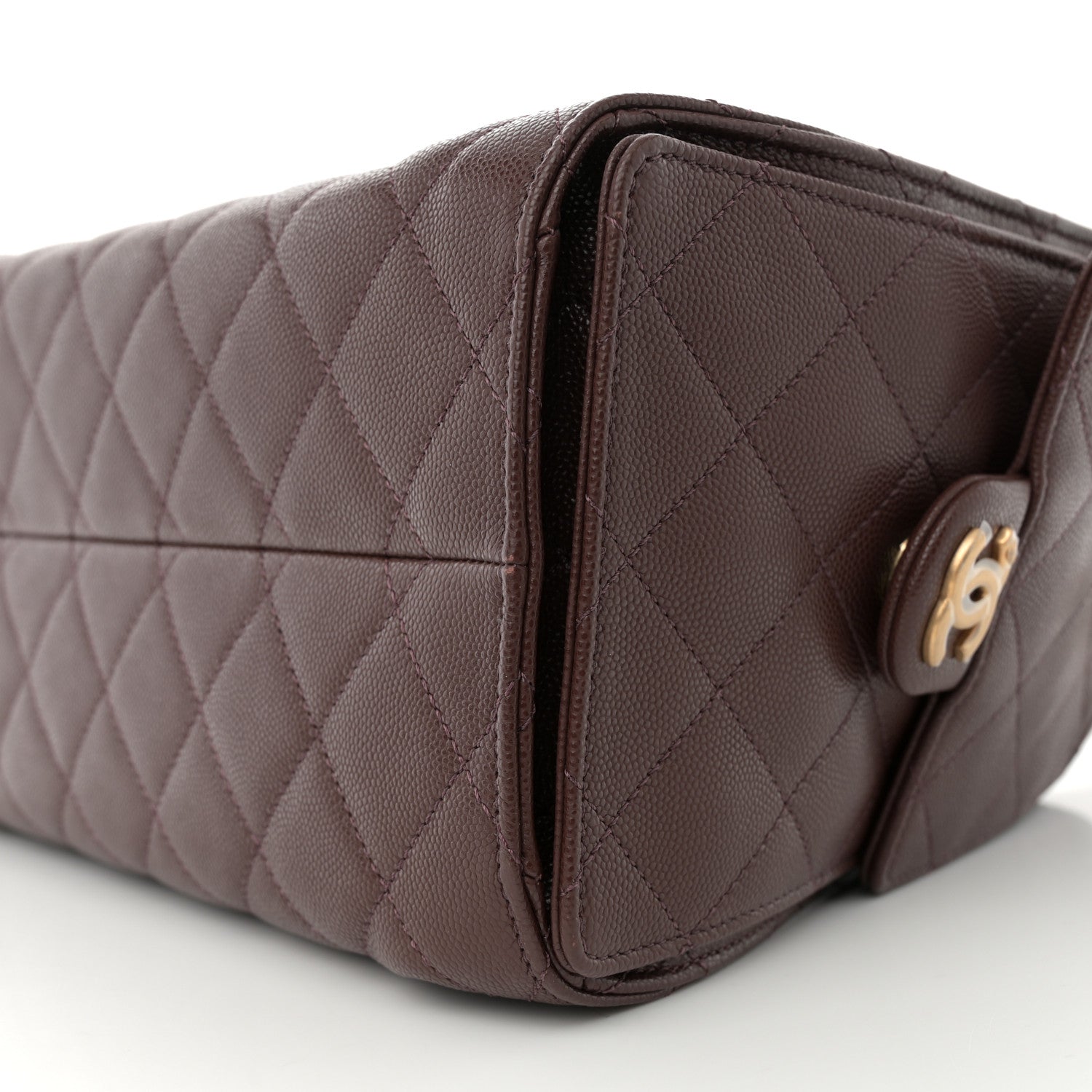 Chanel Caviar Quilted Small Chanel 25 Handbag Dark Brown 9 of 10
