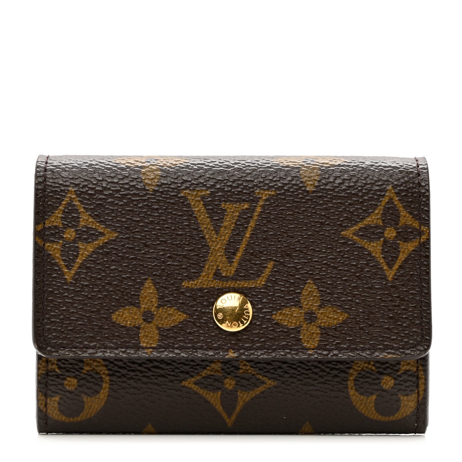Louis Vuitton Monogram Porte-Monnaie Plat Coin Purse 1 of 7