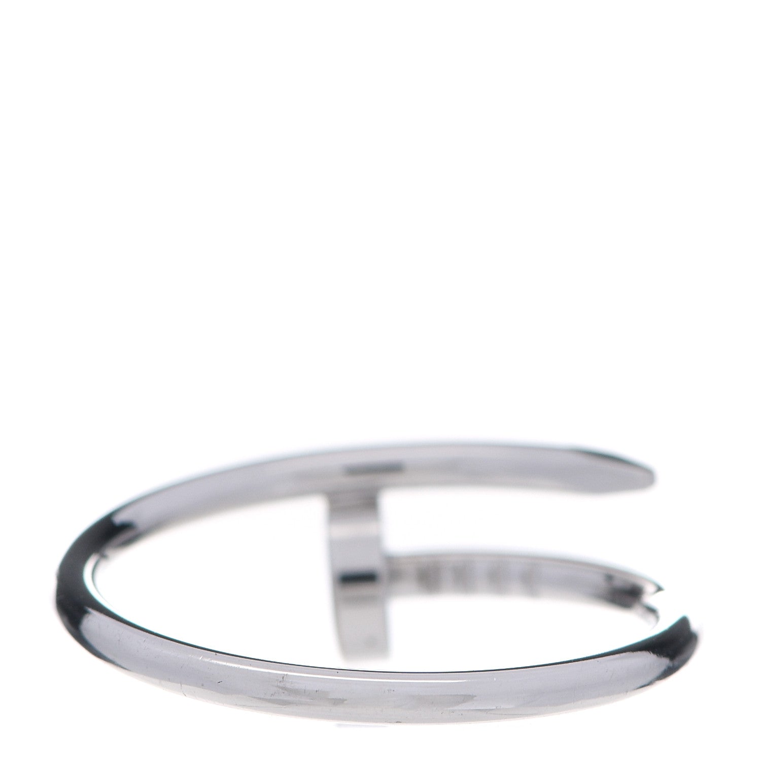 Cartier 18K White Gold Small Juste Un Clou Ring 55 7.25 2 of 6