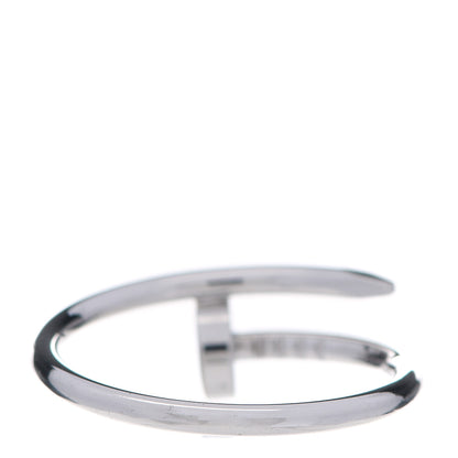Cartier 18K White Gold Small Juste Un Clou Ring 55 7.25 2 of 6