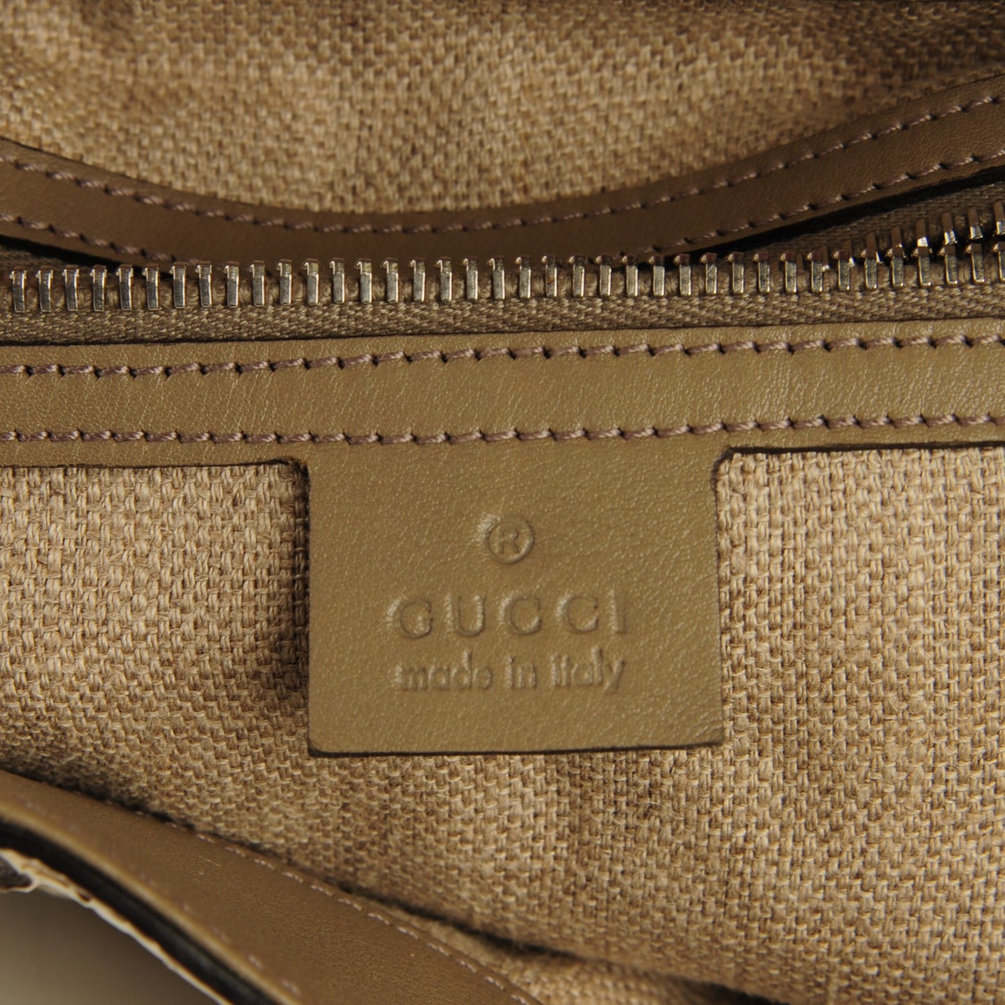 Python Messenger Bag Ivory